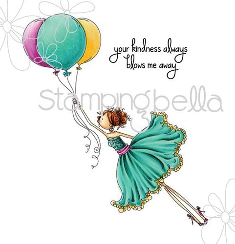 Stamping Bella - Cling Mounted Stamp - Uptown Girl - Bentley is blown away
