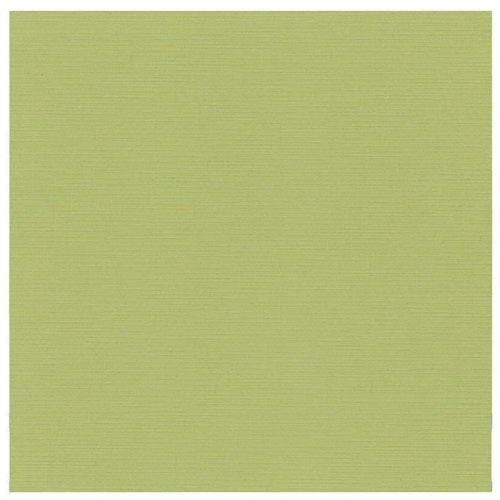 Linnen Kartong - Avocado Green  - 12x12"