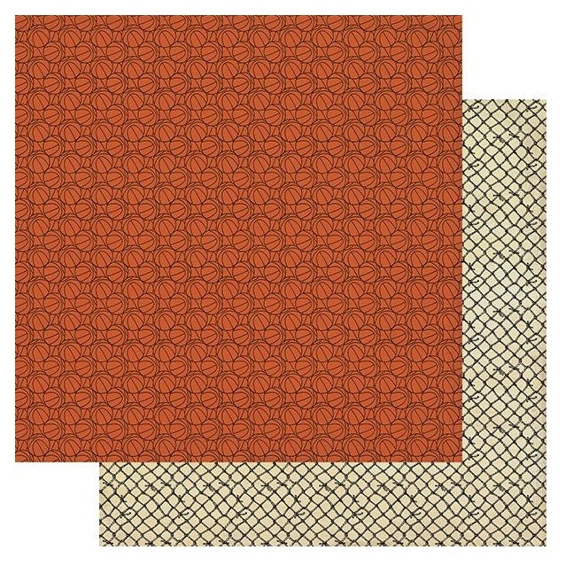 Authentique - All Star Paper Pack - Basketball 12 x 12"
