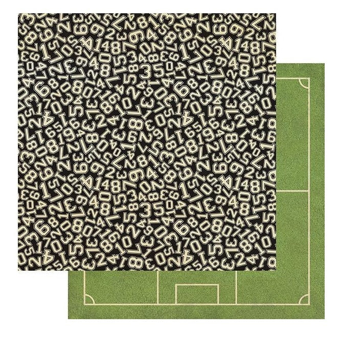 Authentique - All Star Paper Pack - Soccer 12 x 12"