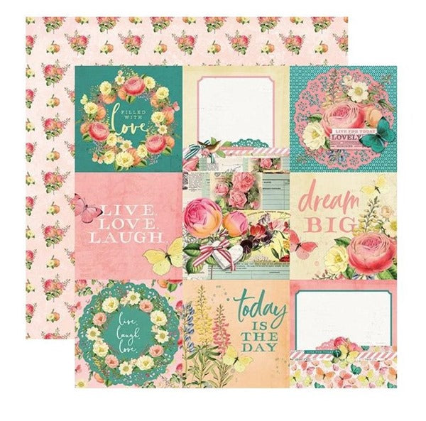 Simple Stories - Garden District - 4 x 4" Elements 12 x 12"