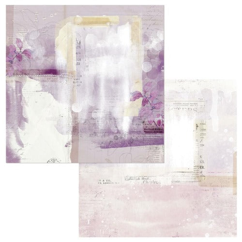 49 and Market - Vintage Artistry Lilac- Gestrual  - 12 x 12"