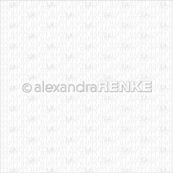 Alexandra Renke -Typo Happy Together - Stone Gray - 12 x 12"