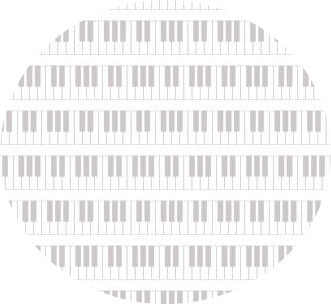 Alexandra Renke - Piano Keybord - Stone Gray - 12 x 12"