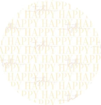 Alexandra Renke - Happy Together - Yellow - 12 x 12"