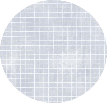 Alexandra Renke - Checkered on Pigeon Blue - 12 x 12"