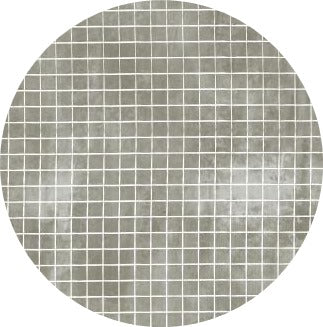 Alexandra Renke - Checkered on Avokado- 12 x 12"