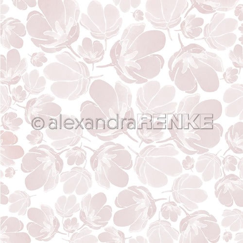 Alexandra Renke - Hollyhock - 12 x 12"