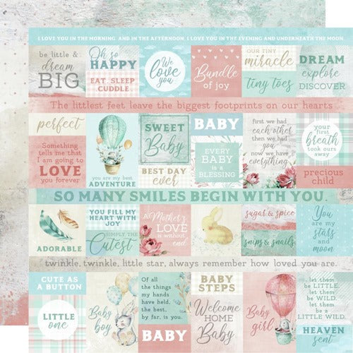 Kaisercraft - Little Treasures - Mothers Love   12 x 12"