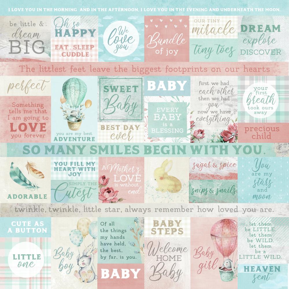 Kaisercraft - Little Treasures - Mothers Love   12 x 12"