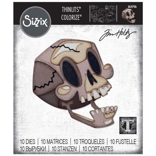 Sizzix - Tim Holtz Alterations - Thinlits - Skelly
