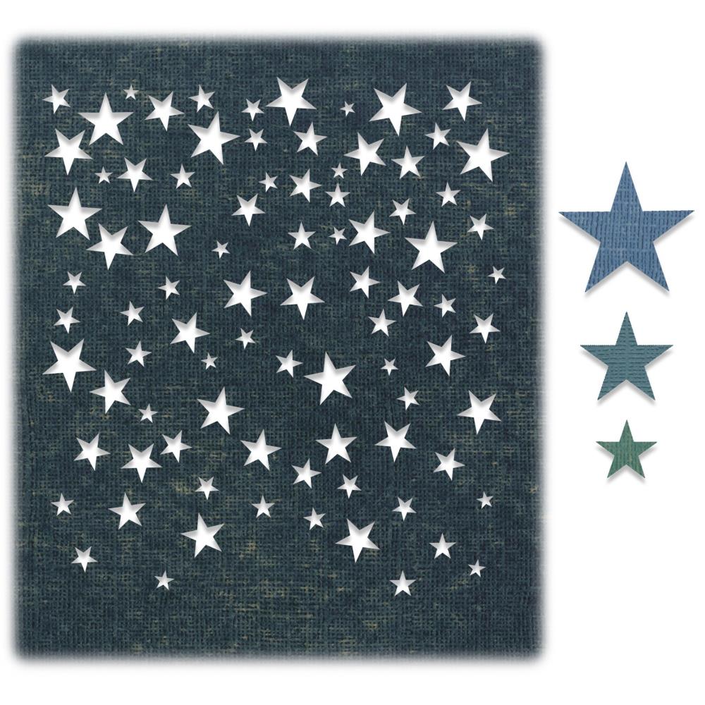 Sizzix - Tim Holtz Alterations - Thinlits - Falling Stars