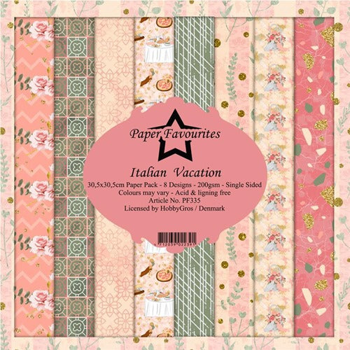 Paper Favourites - Italian Vacation - Paper Pack 12 x 12"
