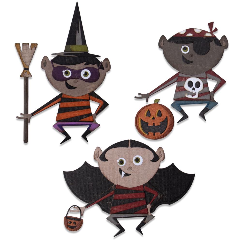 Sizzix - Tim Holtz Alterations - Thinlits - Trick or Treater