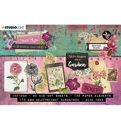 Studiolight - Just Lou Botanical Collection - Die-Cut Block - A6