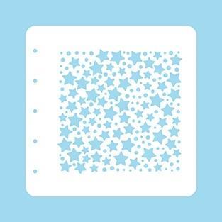 Nellie Snellen - Stencil A6 - Stars and Dots