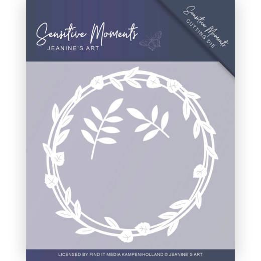 Jeanine Art - Dies - Sensitive Moments - Leaf Circle