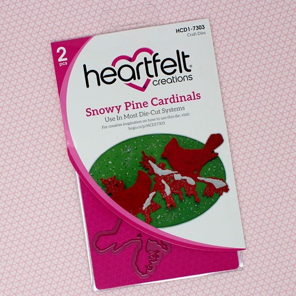 Heartfelt Creations - Dies - Snowy Pine Cardinals