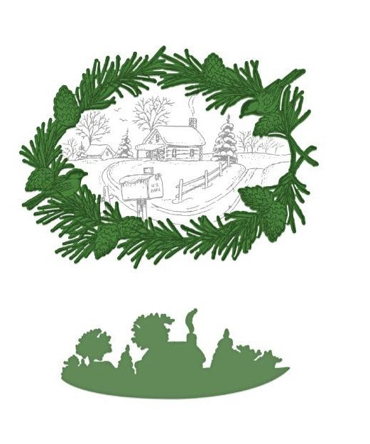 Heartfelt Creations - Dies - Snowy Pines Cabin