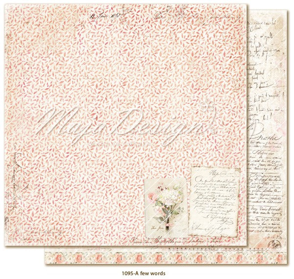 Maja Design - Miles Apart - A few words -   12 x 12"