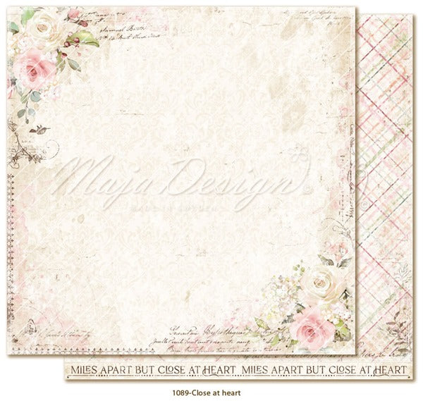 Maja Design - Miles Apart - Close at heart   -   12 x 12"