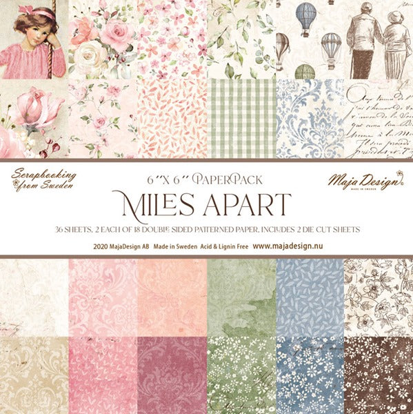 Maja Design - Miles Apart - Paper Pack -   6 x 6"