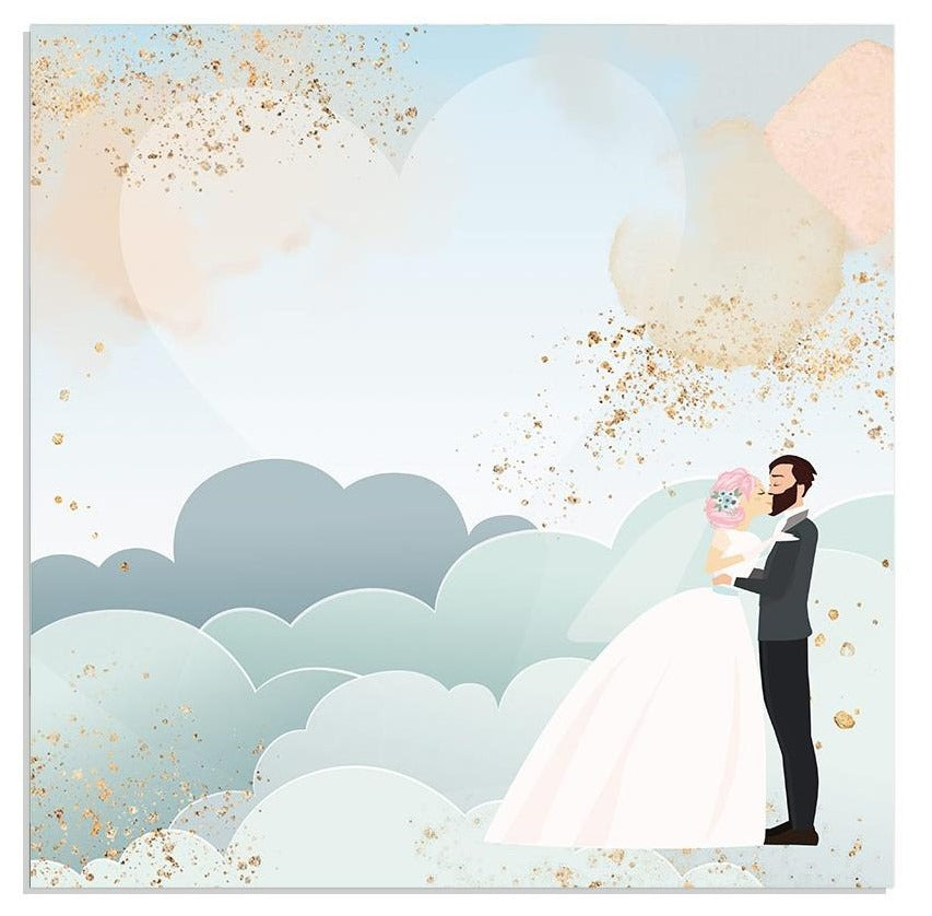 Stamperia - Love Story - Clouds   - 12 x 12"