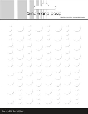 Simple and Basics - Enamel Dots - Soft White