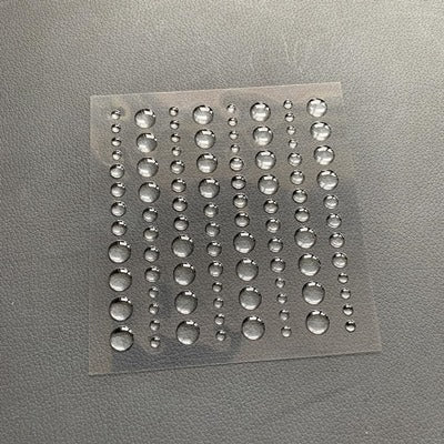 Simple and Basics - Enamel Dots - Clear Water (Transparent)