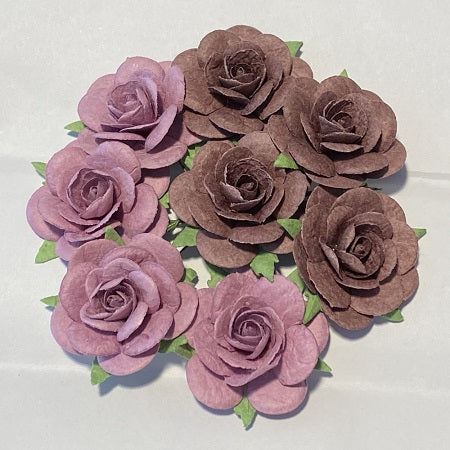 Papirdesign - Roser - Vintage Rosa 3,5 cm