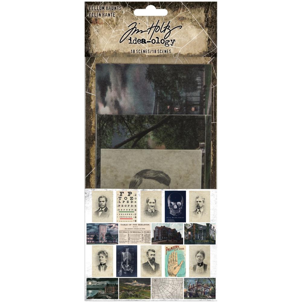 Tim Holtz -  Ideaology - Halloween 2020 - Vellum Haunts