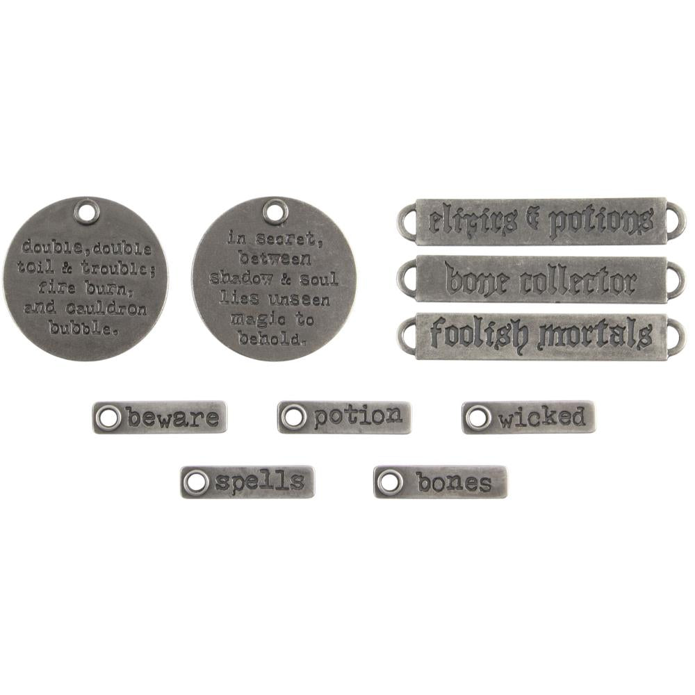 Tim Holtz Idea-ology - Halloween 2020 - Adornments - Halloween Words