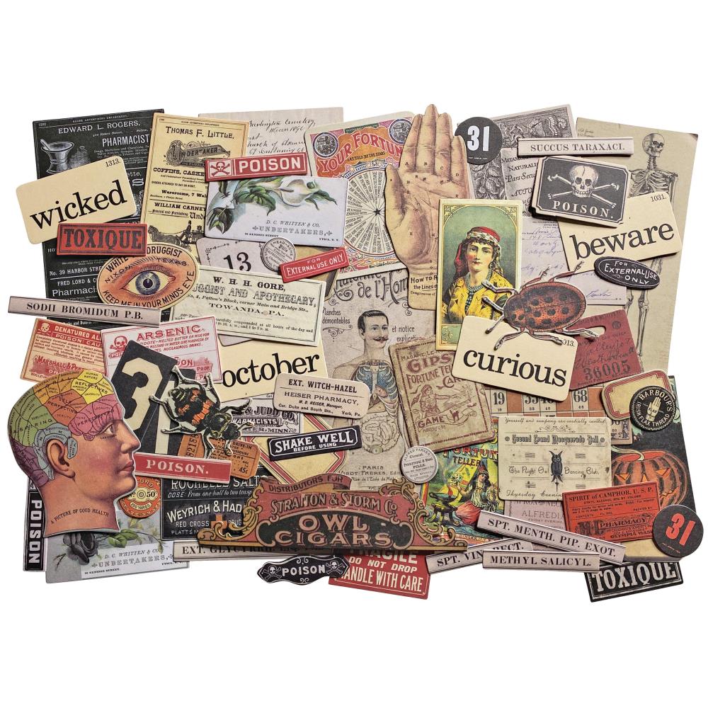 Tim Holtz - Idea-Ology - Halloween 2020 - Ephemera Pack
