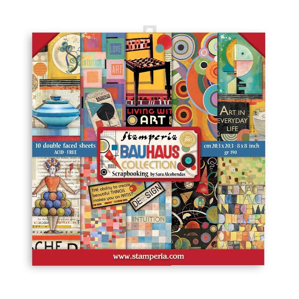 Stamperia - Bauhaus - Paper Pad - 8 x 8"