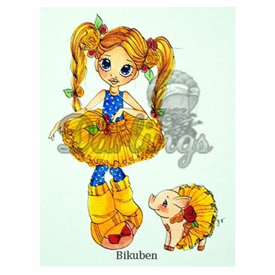 Little Darlings - Saturated Canary - Harley & Haley - Umontert Stempel