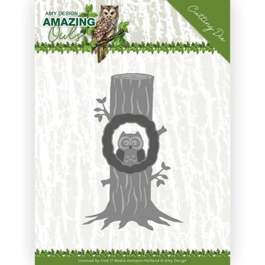 Amy Design - Dies - Amazing Owls - Owl in the tree