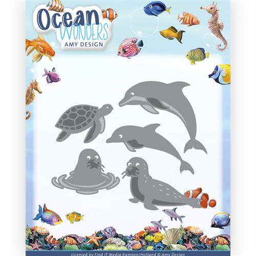 Amy Design - Dies - Ocean Wonders - Sea Animals