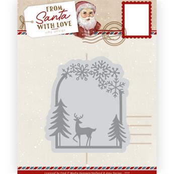 Amy Design - Dies - From Santa with love - Reindeer Scene