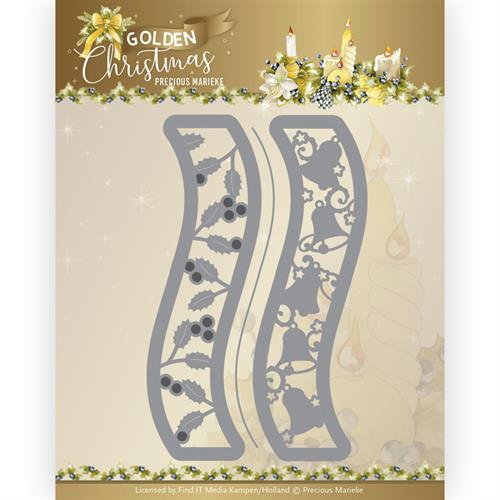Precious Marieke - Golden Christmas - Christmas Bell Border