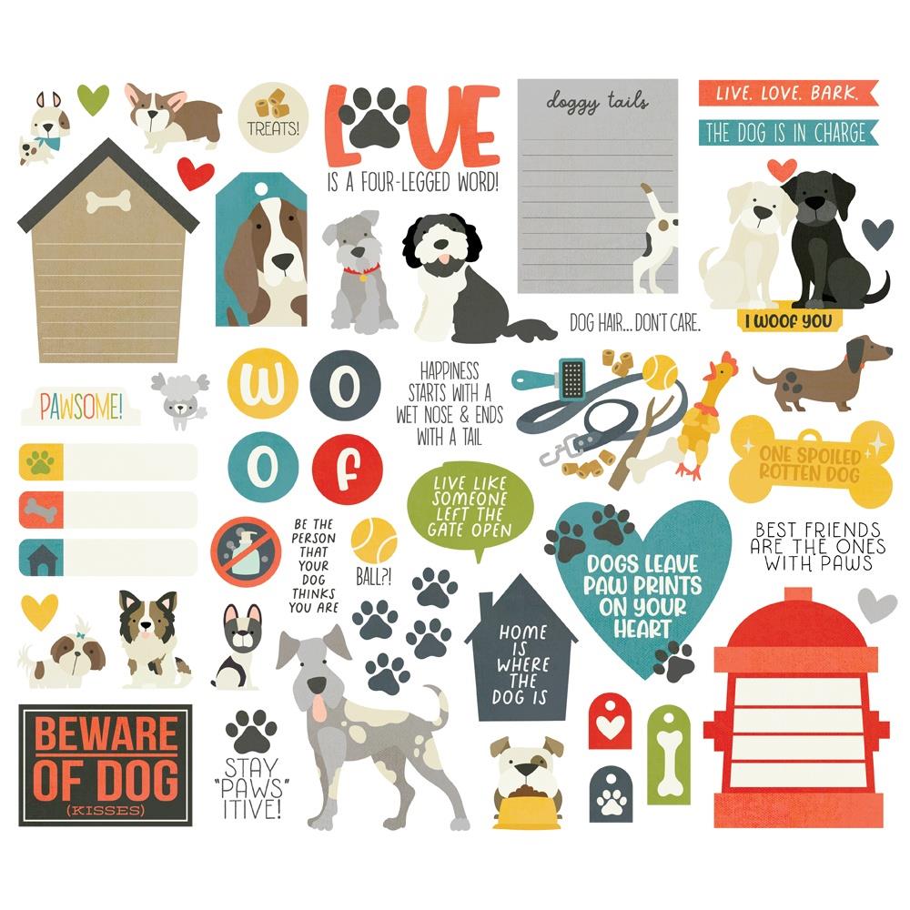Simple Stories - Pet Shoppe Dog - Bits & Pieces