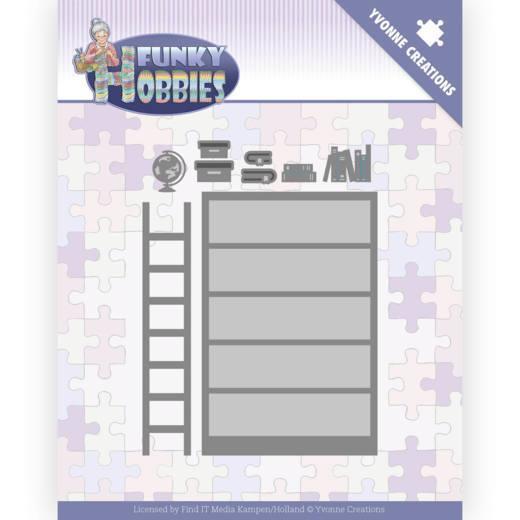 Yvonne Creations - Dies - Funky Hobbies - Bookcase