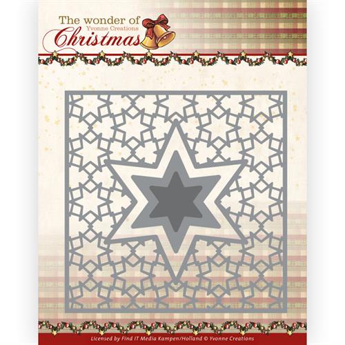 Yvonne Creations - Dies - The wonder of christmas - Stars Frame