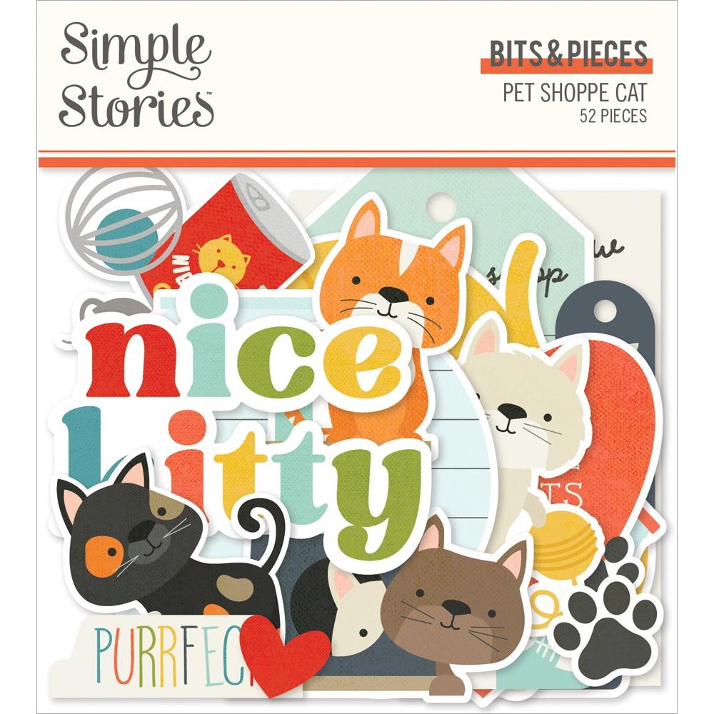 Simple Stories - Pet Shoppe Cat - Bits & Pieces
