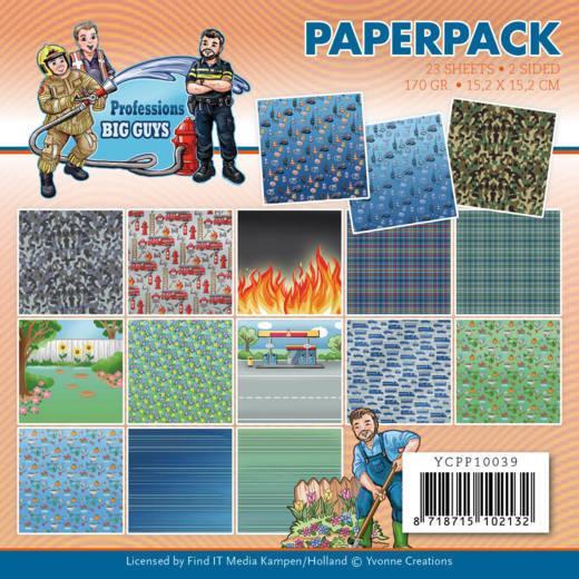 Yvonne Creations - Professions Big Guys - 6x6" Paper Pad
