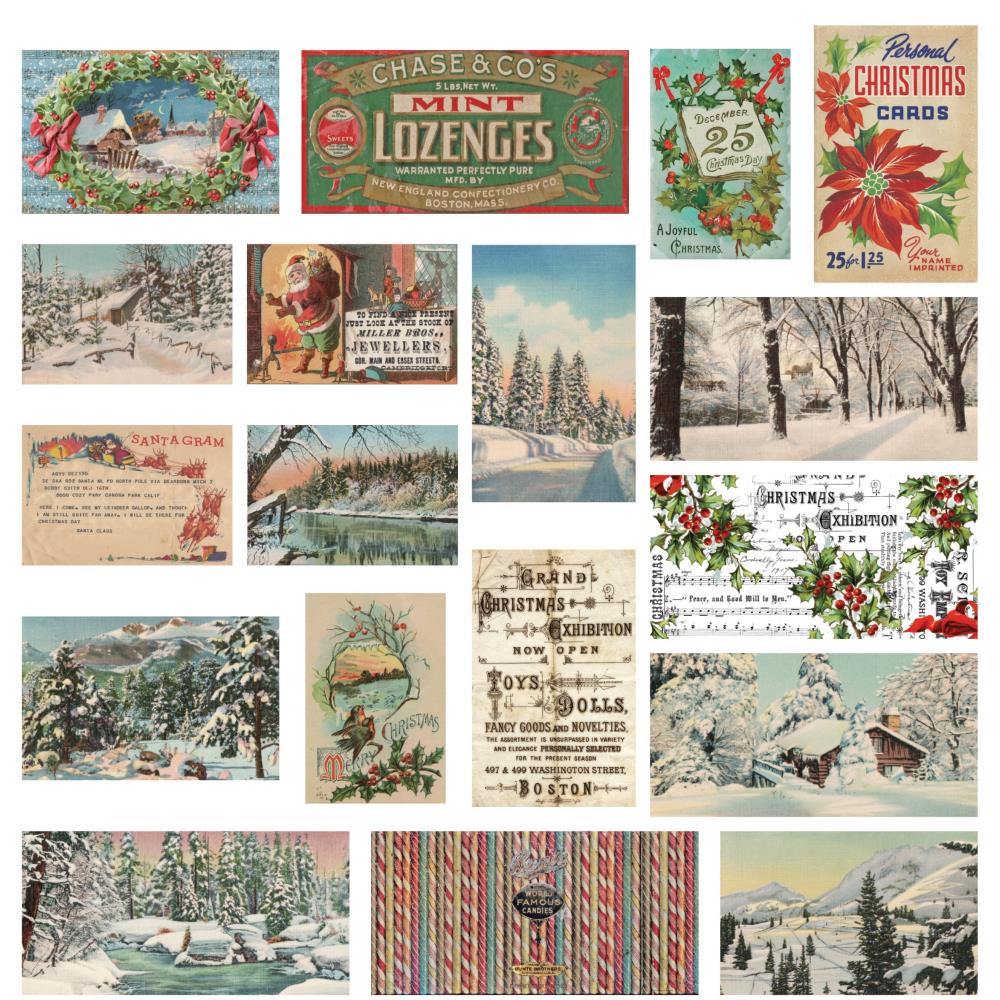 Tim Holtz -  Ideaology - Christmas 2020 -  Vellum Scenes