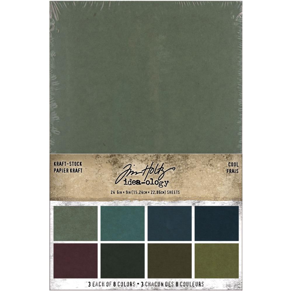 Tim Holtz - Ideaology - Kraft-Stock - Cool - 6 x 9"