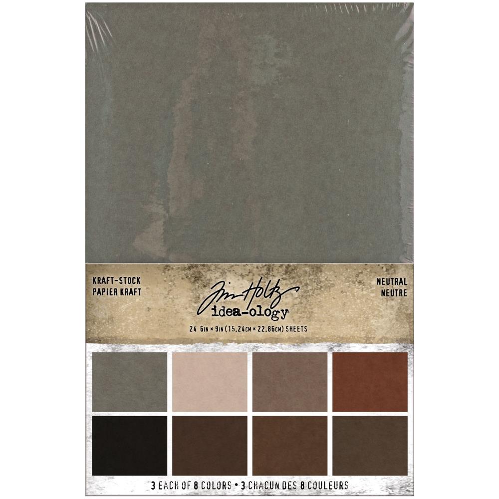 Tim Holtz - Ideaology - Kraft-Stock - Neutral - 6 x 9"