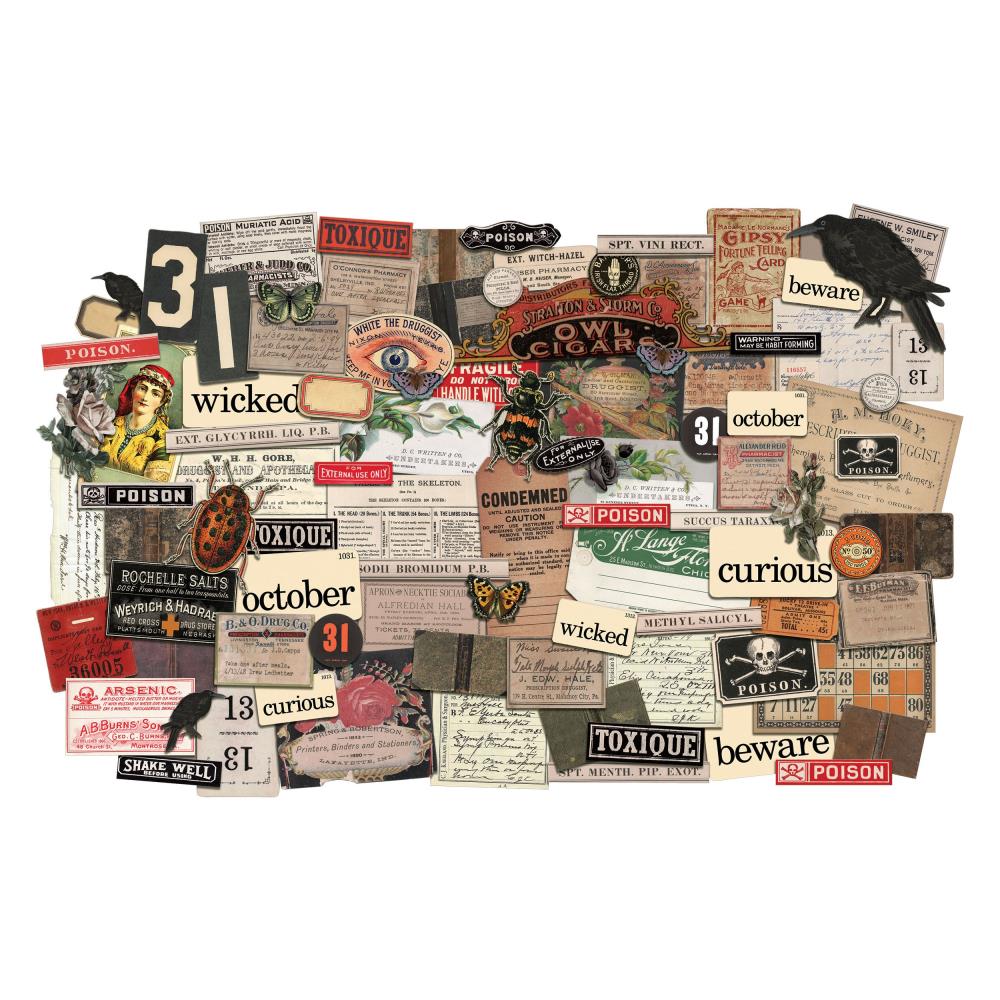 Tim Holtz - Idea-ology Halloween 2021 - Ephemera Pack