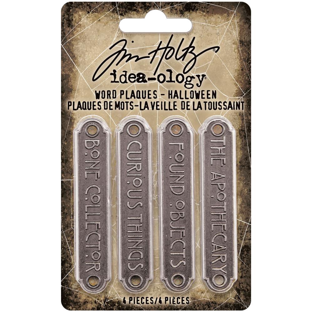 Tim Holtz - Idea-ology Halloween 2021 - Word Plaques