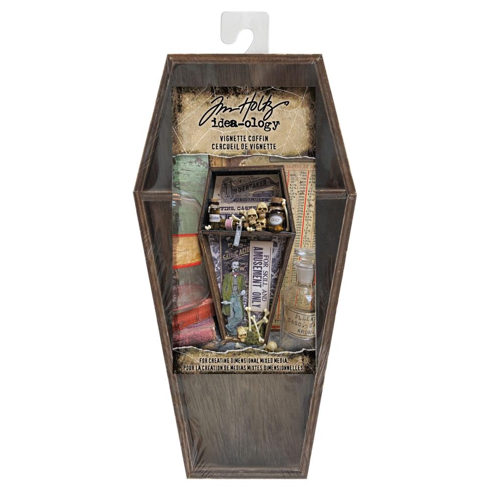 Tim Holtz - Idea-ology Halloween 2021 - Vignette Box -  Coffin